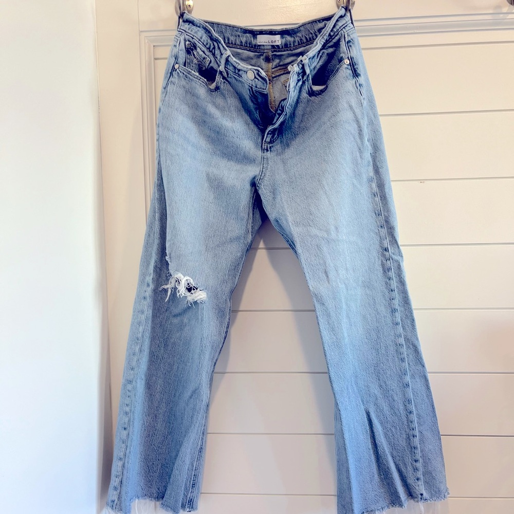 LOFT WIDE-LEG JEANS